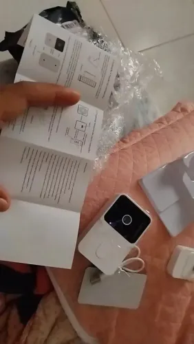 Campainha Com Câmera Vídeo Porteiro Sem Fio Wi-Fi HD Inteligente Smart Home Vê Pelo Celula