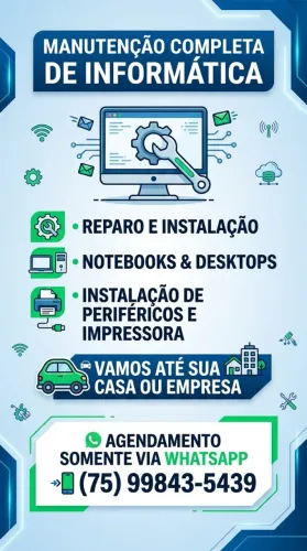 INFORMÁTICA - Formatação e Reparo em Geral