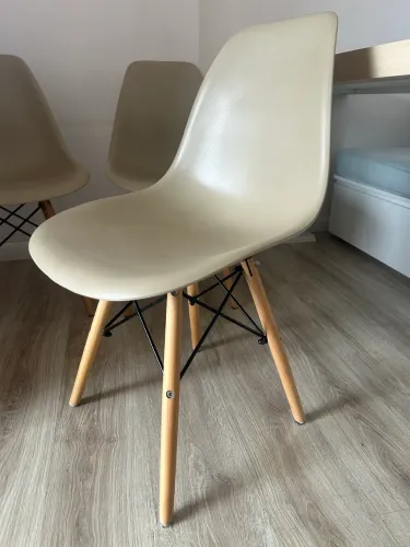 3 Cadeiras de Jantar Charles Eames Fendi - Mobly 