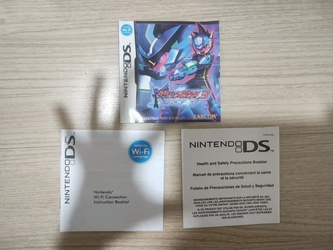 Manual e Encartes Megaman Star Force 3 Black Ace