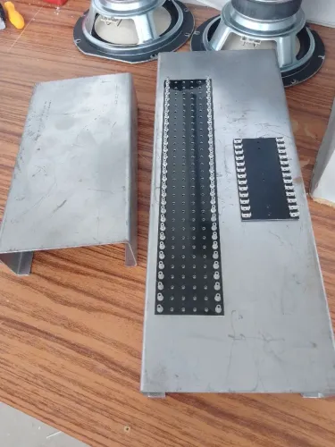 Chassi e placas para projetos de amplificadores valvulados
