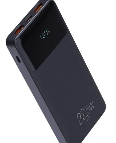 Carregador Portátil Power Bank 10200Mah Elg Com Display Indicador - Preto
