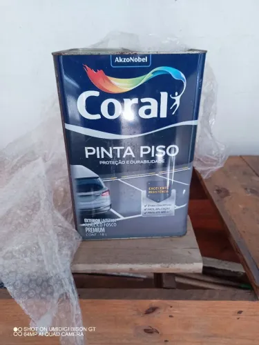 Tinta coral cinza