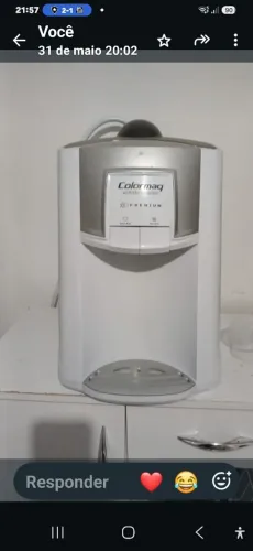 Purificador refrigerado