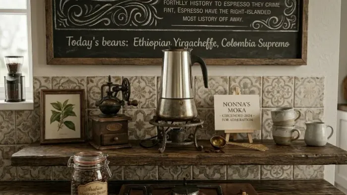 Cafeteira italiana inox