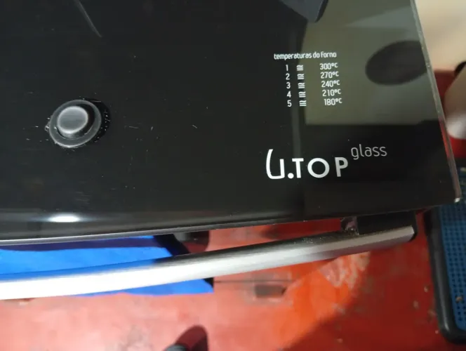 Vendo fogão Atlas Utop Glass 5 bocas.Leia a descrição!!!