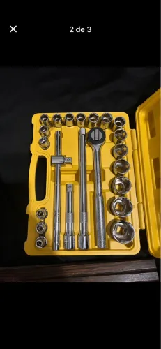 Jogo de Soquetes 1/2" Tramontina Master - 22 Peças com Maleta