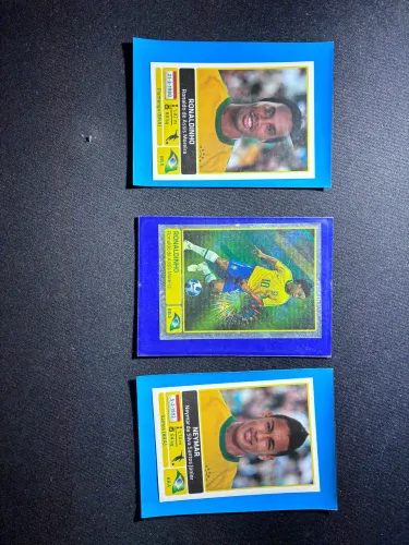 FIGURINHAS RARAS DO RONALDINHO E NEYMAR