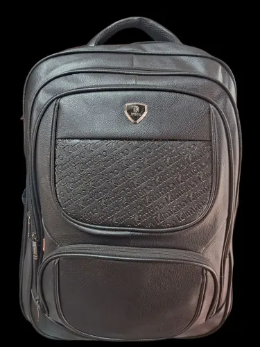 Mochila Executiva Kimtino em Couro Sintético - Nova com Etiqueta