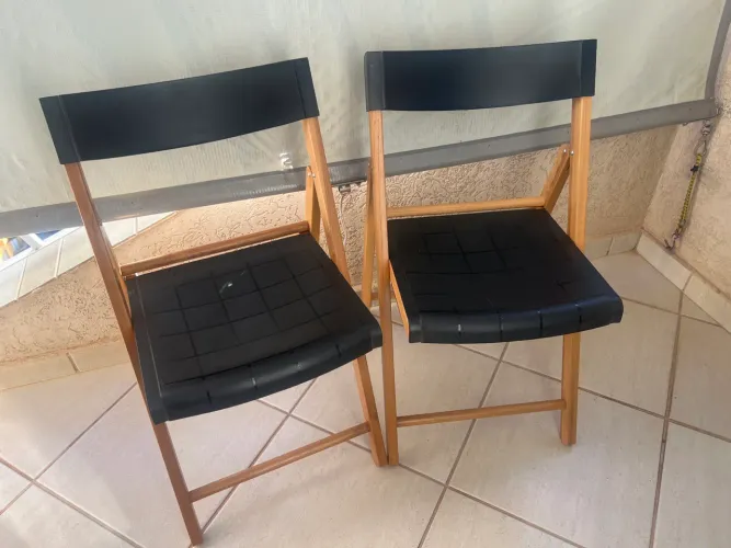 Cadeiras dobráveis