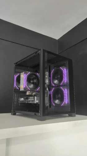 PC GAMER- I5 12400F 6C/12T, H610M-H LGA, 16GB RAM, Nvidia RTX 5060 8GB - Novo com garantia