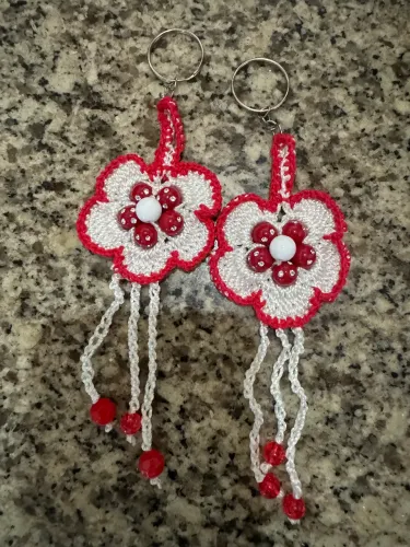 Chaveiro de Crochê Artesanal