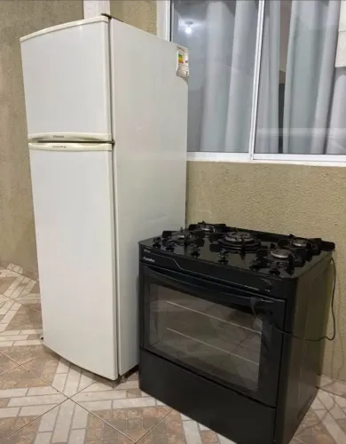 Fogão + geladeira