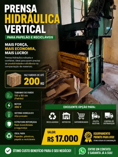 Prensa de reciclagem ?