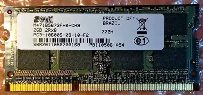 Memória RAM Para Notebook DDR3 2GB