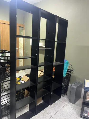 Nicho de 2.20 x 48cm preto MDF