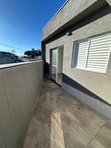 Casa nova 3 cômodos com varanda