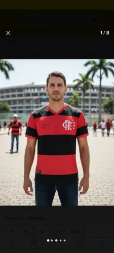 Camisa Flamengo retrô Zico Original