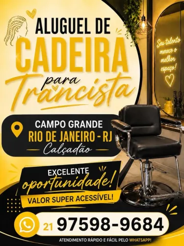 ALUGO CADEIRA MENSAL - CG