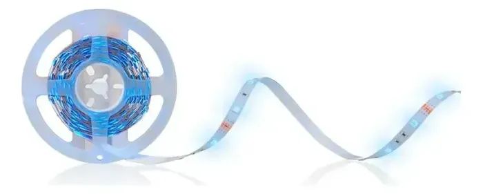 Fita De Led Rgb Inteligente Smart Wifi Com Controle E Fonte Rgb