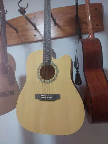 Violao Morris Aço Eletrico novo