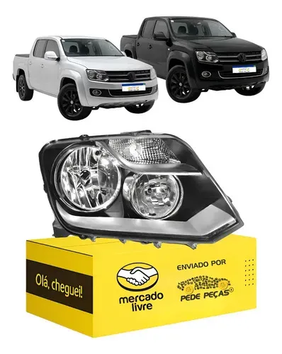 Farol Amarok 2010 2011 2012 2013 2014 2015 2016 L.d Direito/passageiro