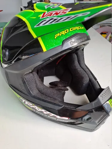 Capacete Motocross Thor Quadrant 2 Monster Pro Circuit Tam 56 Adulto