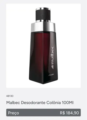 Perfume Malbec tradicional 