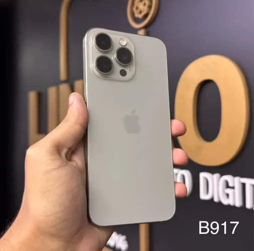 LOJA FÍSICA. IPHONE 15 PRO MAX 256GB NATURAL | APARELHO TODO ORIGINAL | RETIRADA IMEDIATA