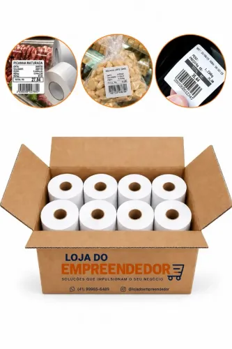 Etiqueta 40 x 40 para balança.