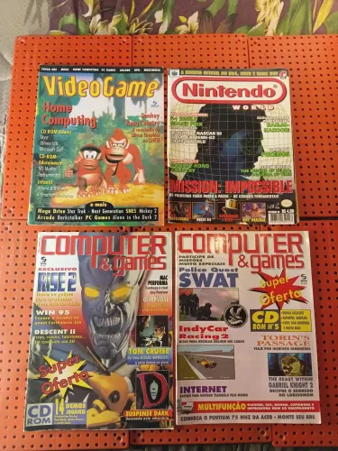 Revistas de games 4 revistas