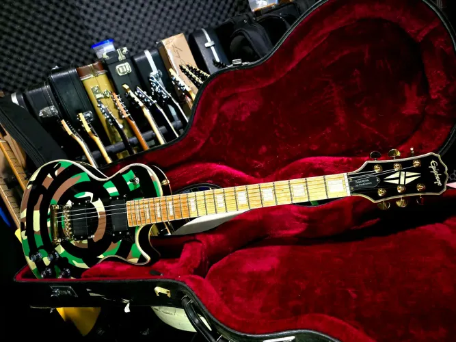 Guitarra Epiphone Les Paul Custom Zakk Wylde/ñ Gibson fender prs esp ltd ibanez Jackson 