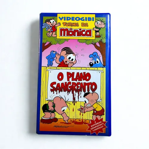 VHS Videogibi Turma da Mônica - O Plano Sangrento Original