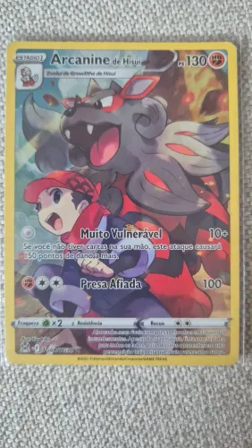 Carta Pokemon Arcanine De Hisui (TG08/TG30)