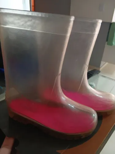 Bota transparente tam 25