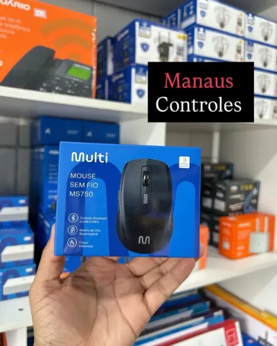 Mouse Sem Fio Bluetooth Recarregável MS750