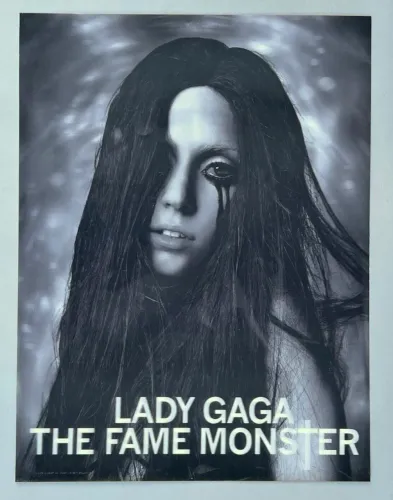 Lady Gaga Pôster Holográfico 3D The Monster Ball Tour importado