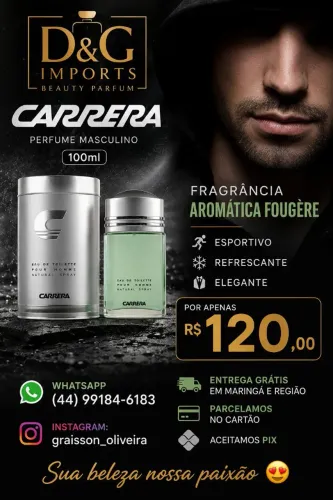 Perfume Masculino Carrera 100ml
