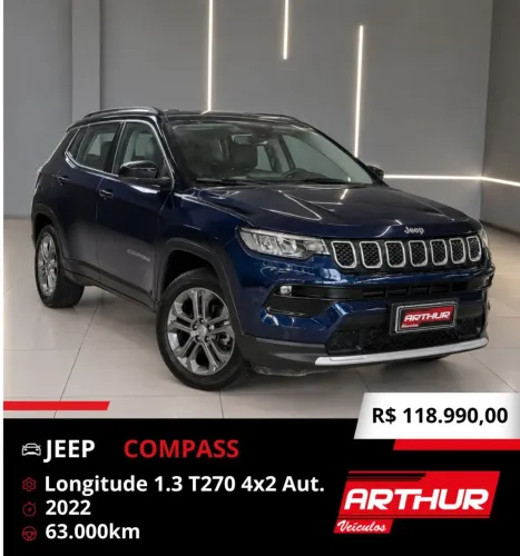 Jeep Compass Long. T270 1.3 TB 4X2 Flex AUT 2022