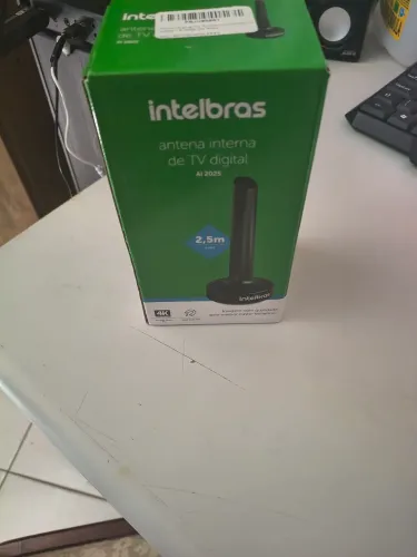 Antena interna de TV intelbras