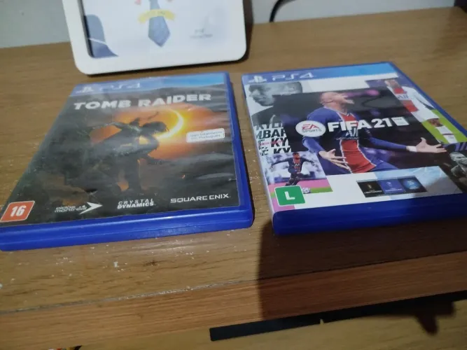 Video Game PS4 FAT + 1 ou 2 Controles + 1 Jogo - Seminovo - 500GB