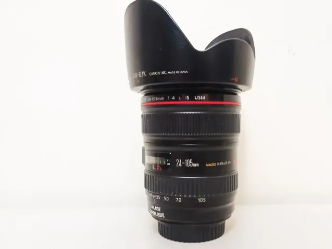 Lente Canon 25-105 mm f/4 série L em excelente estado
