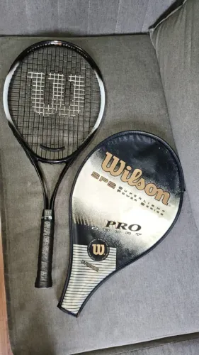Raquete de Tênis Wilson Pro Court Superlight Power System + Capa + Antivibração +Grip Novo