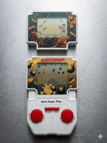  Mini Game Retrô Bone Catching - Série Super Play (Anos 90/2000) MILMAR USADO/ LEIA 