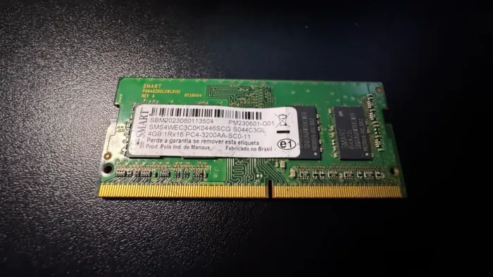Memória RAM 4GB DDR4 Notebook