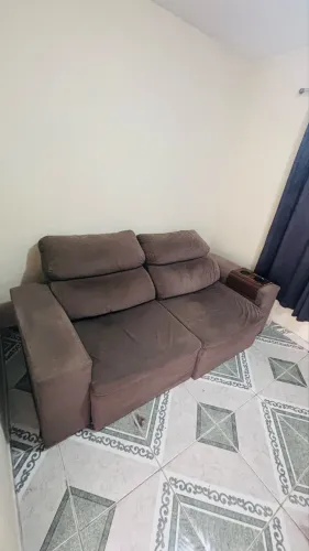 Sofá retratio e reclinável 3 lugares 