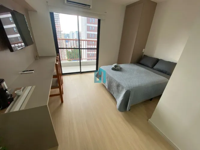 Studio para venda ou locação no Brooklin (HIS 2), totalmente mobiliado