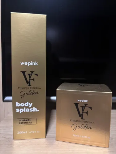 Body Splash e Colônia Golden Virgínia Fonseca