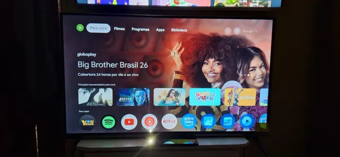 Vende-se tv de 32 polegadas por 800 reias processador 64 bit memória 1,5GB DDR + 16G