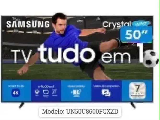 SMART TV 50 SAMSUNG UHD 4K CRYSTAL